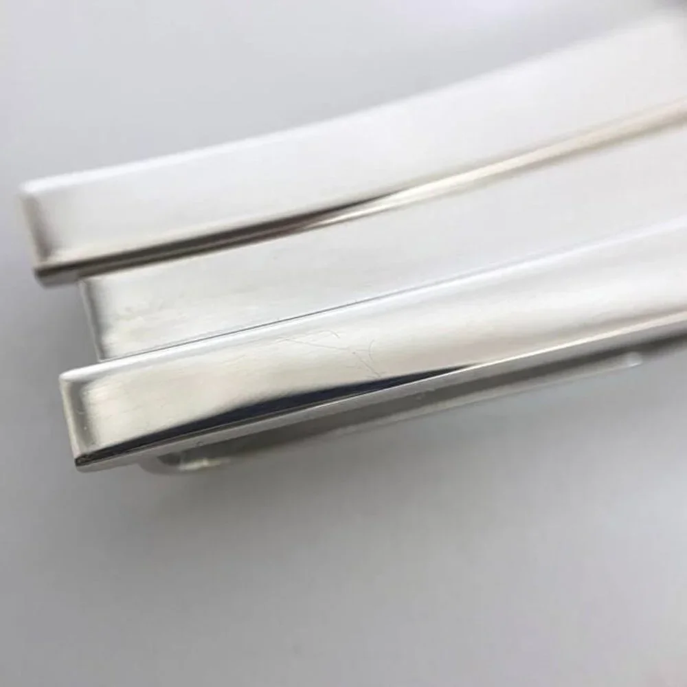Gucci Money Clip Silver Polished